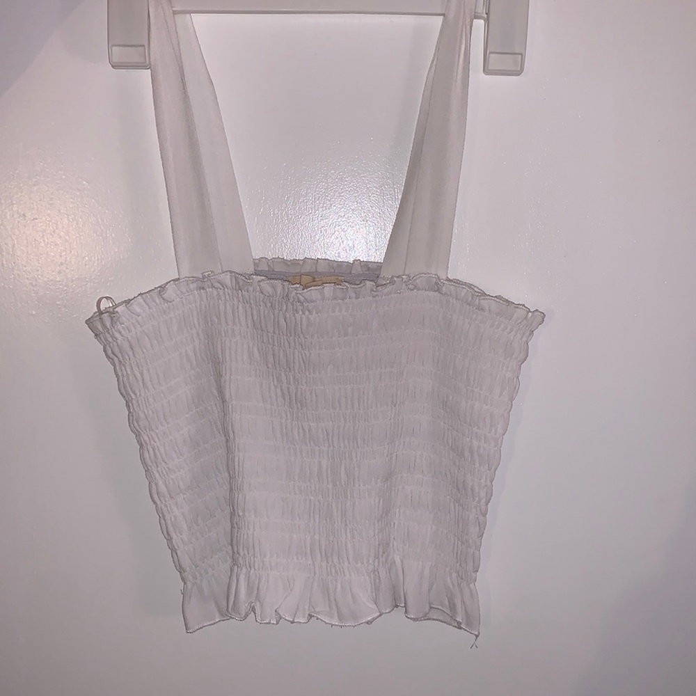 PacSun white crop top